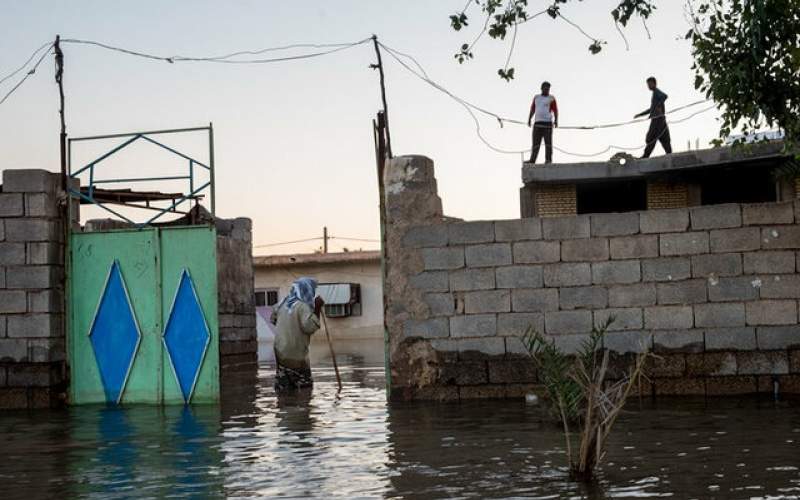 سیلاب به روستاهای خوزستان رسید