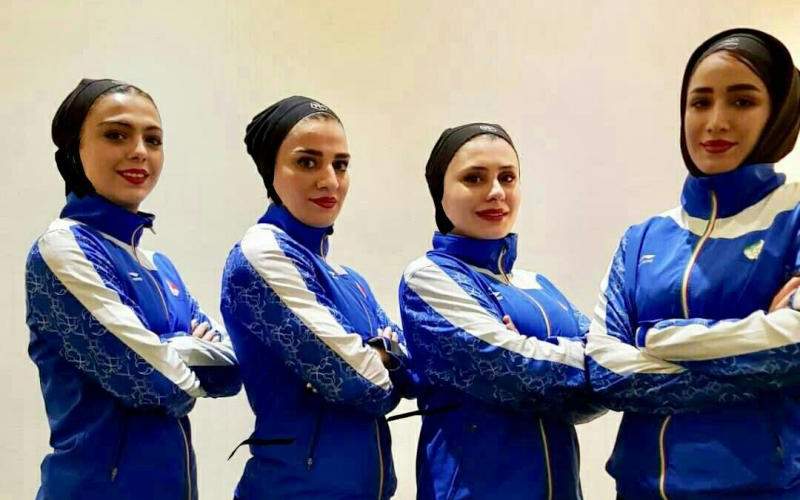 مدال نقره کاتا تیمی زنان ایران در لیگ جهانی