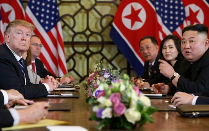دیدار رهبران آمریکا و کره شمالی بدون توافق
