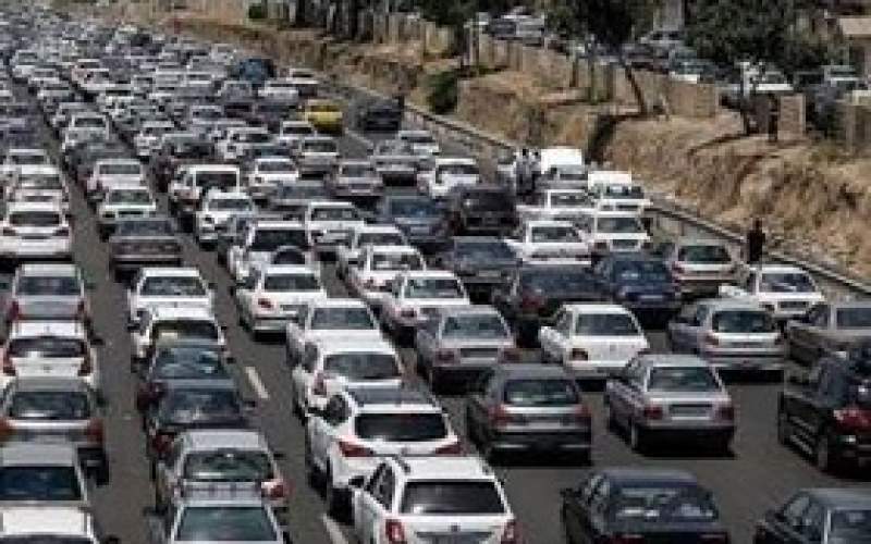 ترافیک سنگین در ورودی های استان تهران