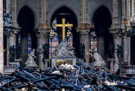 کلیسای جامع نوتردام پاریس، فردای آتش‌سوزی