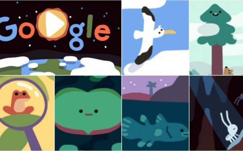 تغییر لوگوی گوگل به مناسبت "روز زمین"