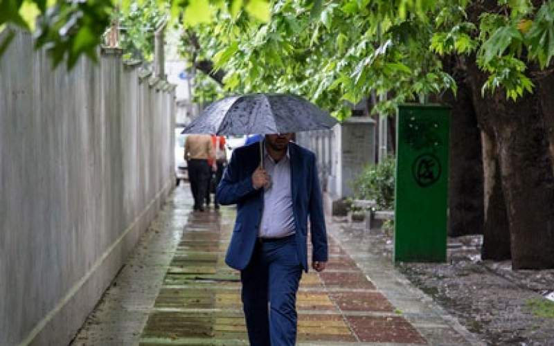 آسمان تهران تا سه‌شنبه بارانی است