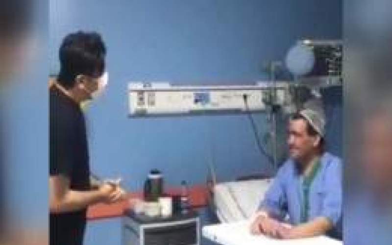حرکت جالب پزشک تبریزی در قبال بیمار تنها