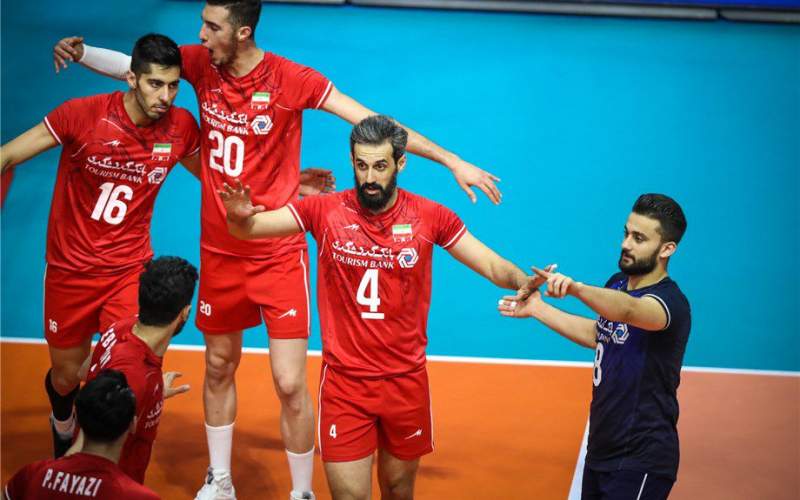 پیروز قاطع تیم ملی والیبال ایران برابر کانادا