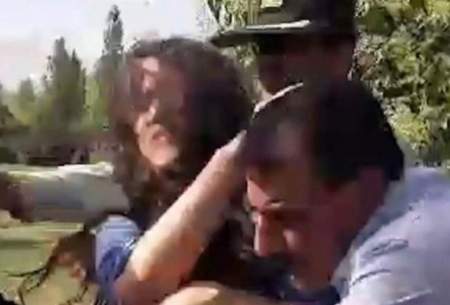واکنش پلیس به ویدیوی درگیری با دختر جوان
