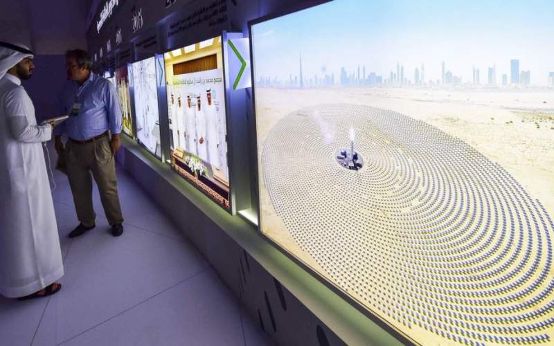 افتتاح بزرگترین نیروگاه خورشیدی جهان در امارات