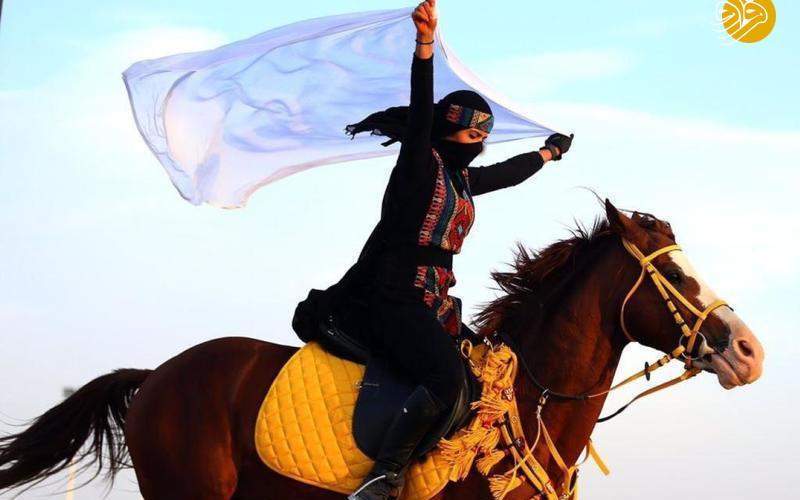 اسب سواری زنان عربستانی برای نخستین بار