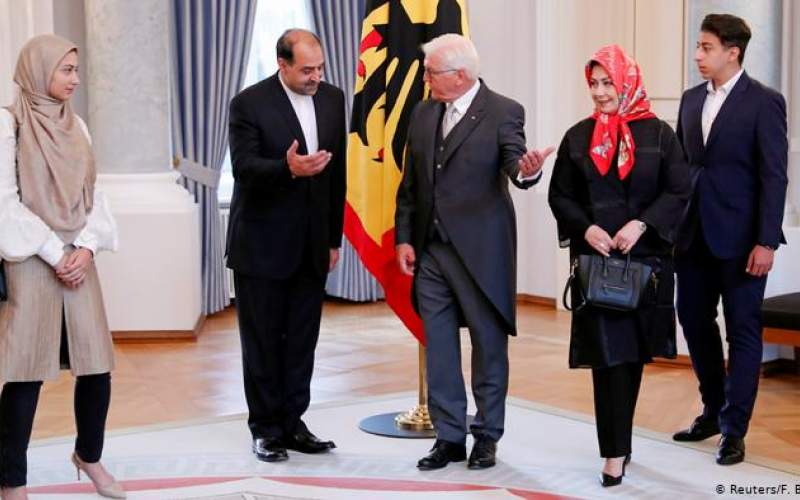 انتقاد از استقبال رئیس‌جمهور آلمان از سفیر ایران