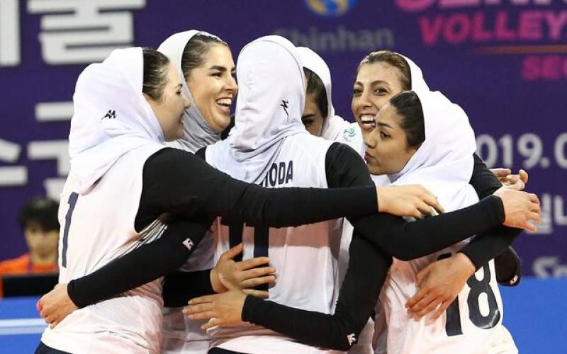 تیم ملی والیبال زنان ایران هفتم آسیا شد