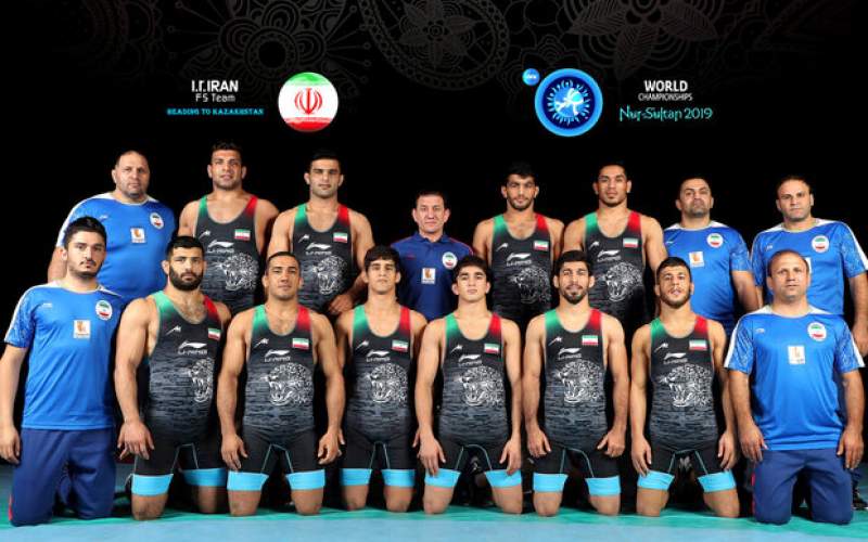 تیم ملی کشتی آزاد ایران در جایگاه چهارم جهان