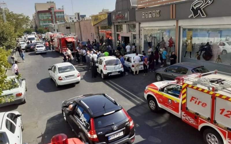 انفجار شدید در یک مجتمع تجاری تهران