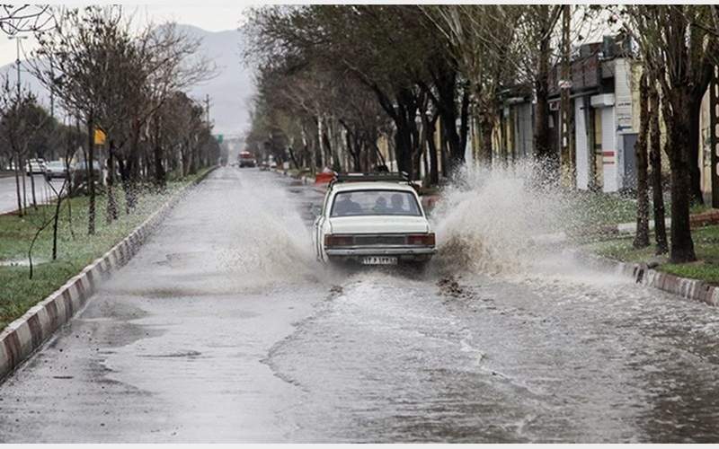 پیش‌بینی بارش باران پنج روزه در ۲۰ استان
