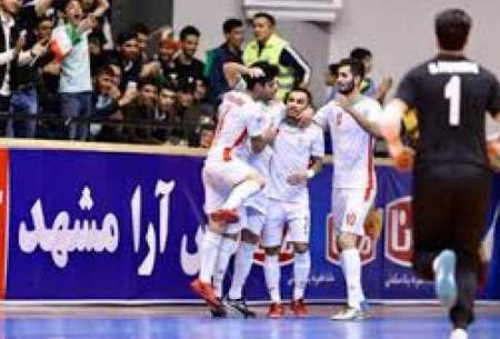صعود تیم ملی فوتسال ایران با طعم صدرنشینی