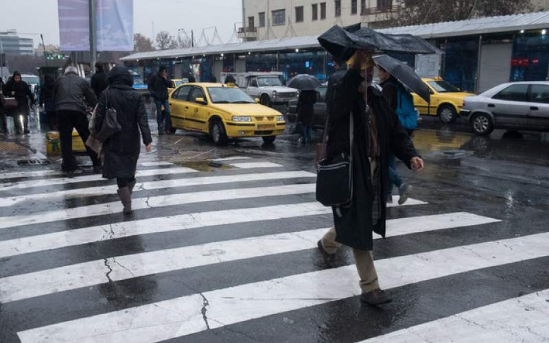 بارانِ چهارم آبان، تهران را قفل و غافلگیر کرد