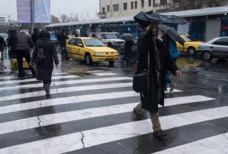 بارانِ چهارم آبان، تهران را قفل و غافلگیر کرد