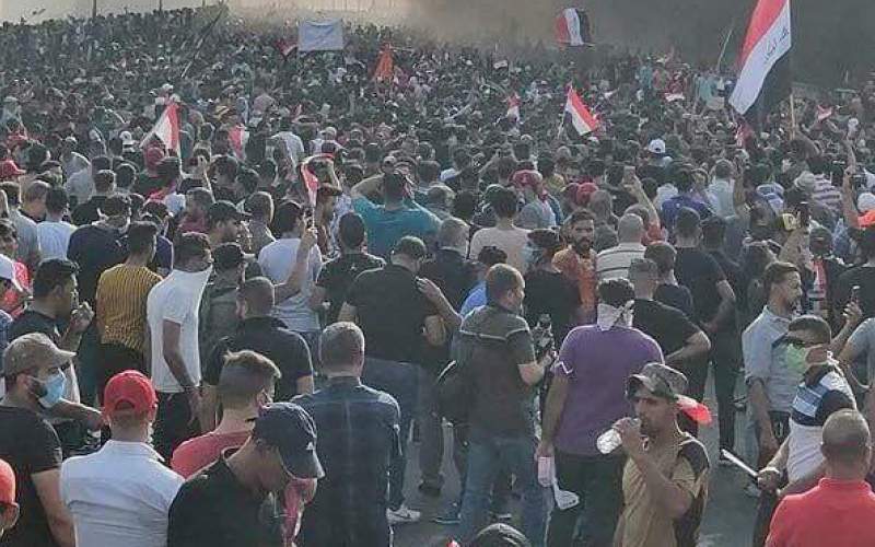 ادامه حضور معترضان در خیابان‌های بغداد، کربلا و بصره
