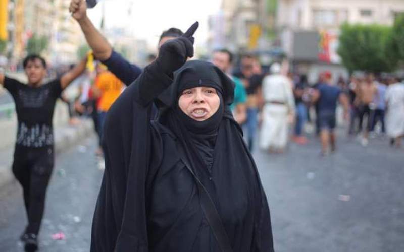 تظاهرکنندگان اکثر خیابان‌های بغداد را بستند