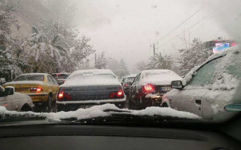 شهرداری تهران: ترافیک امروز بخاطر برف نیست
