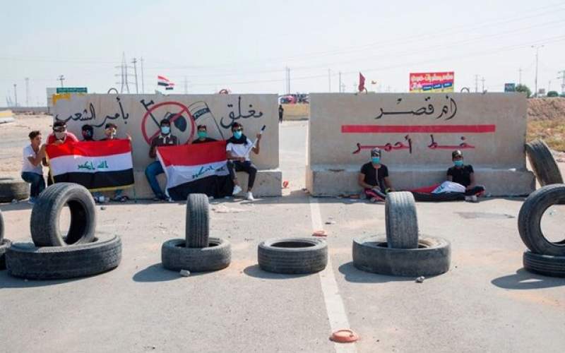 اعتراضات عراق؛ تعطیلی بندرام‌القصر و میادین نفتی