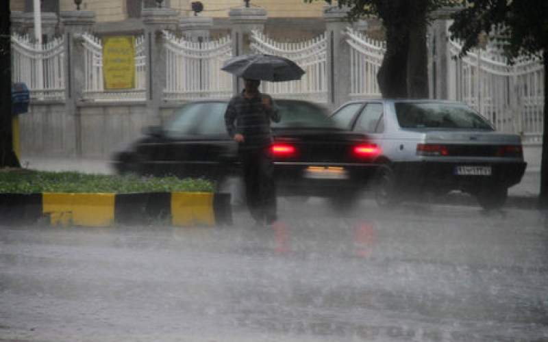 بارش باران در نقاط مختلف کشور