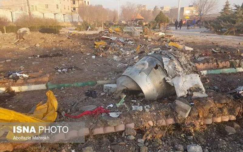 تصاویر دلخراش از سقوط مرگبار هواپیمای اوکراینی