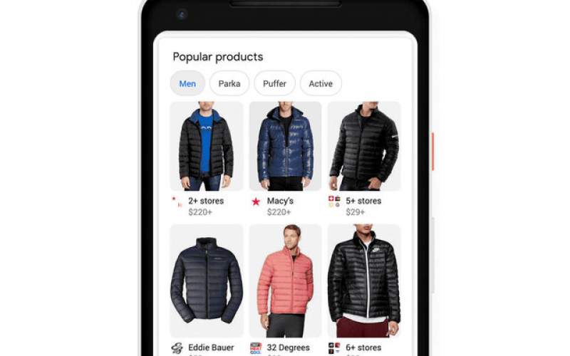 گوگل خرید اینترنتی لباس را آسان می‌کند