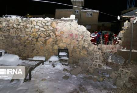 خسارات زلزله در خان زنیان فارس/تصاویر