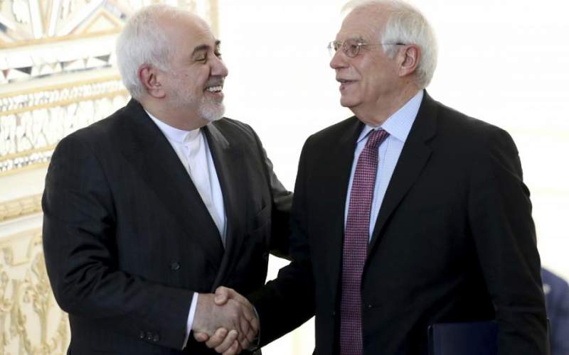 دیدار حوزپ بورل و با محمدجواد ظریف در تهران