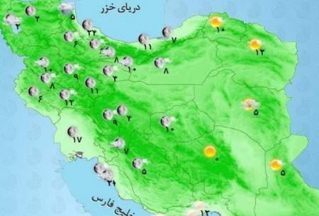 پیش بینی بارش سنگین برف تا سه‌شنبه در کشور