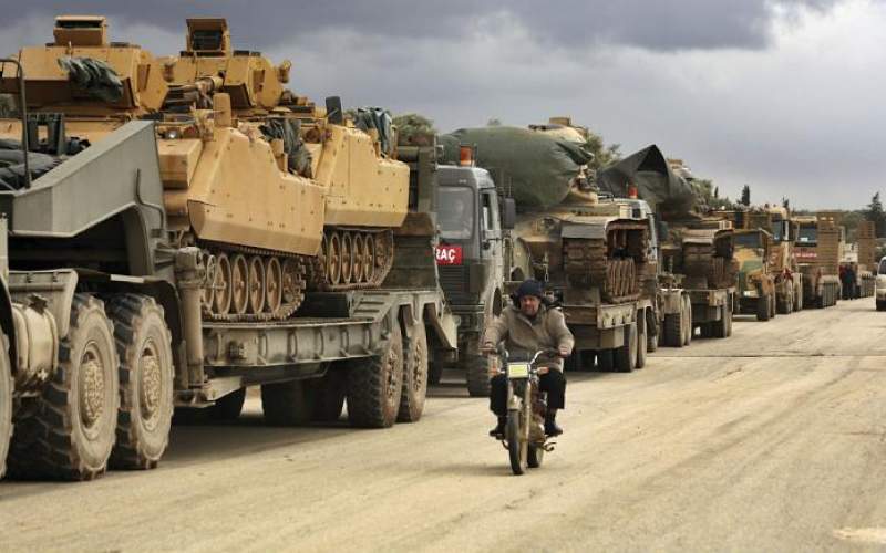 ترکیه ادوات سنگین نظامی در سوریه مستقر کرد