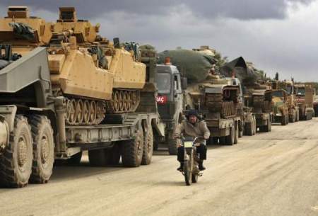 ترکیه ادوات سنگین نظامی در سوریه مستقر کرد