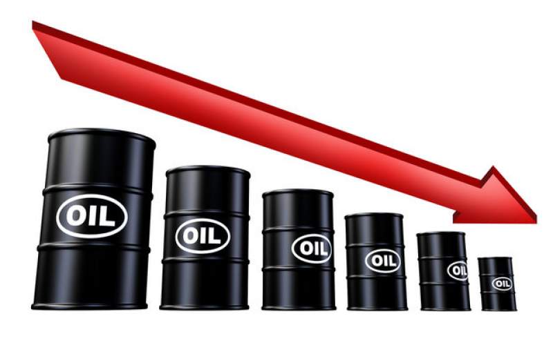 قیمت نفت در بازار جهانی پایین‌تر رفت