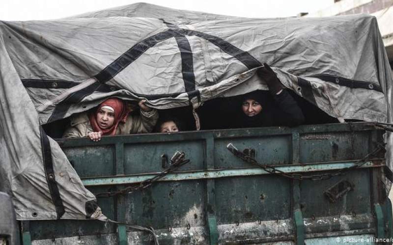 فرار مردم سوریه از استان ادلب