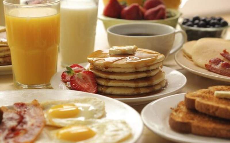 با خوردن صبحانه مفصل کالری بیشتری بسوزانید