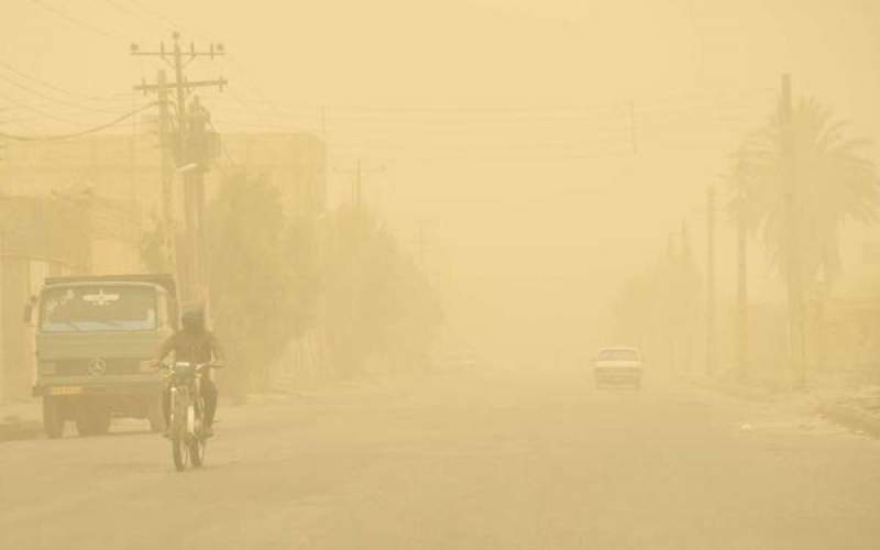 خوزستان پس از باران درگیر گرد و خاک می‌شود