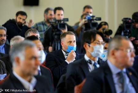 جلسه سفرای خارجی با ماسک ضدکرونا/تصاویر