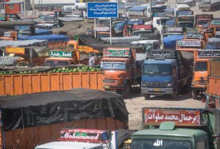 تراکم کامیون‌های صادراتی پشت مرزهای عراق