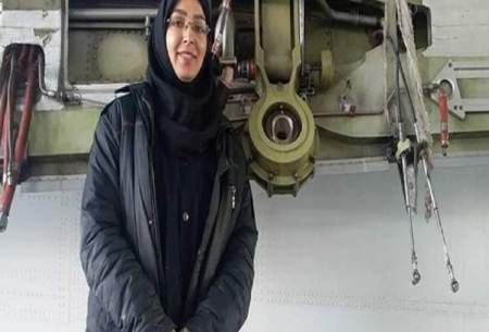 تنها بانوی مکانیک هواپیما در ایران/تصاویر
