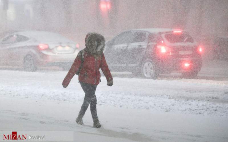 بارش برف غیرمنتظره در مسکو/تصاویر