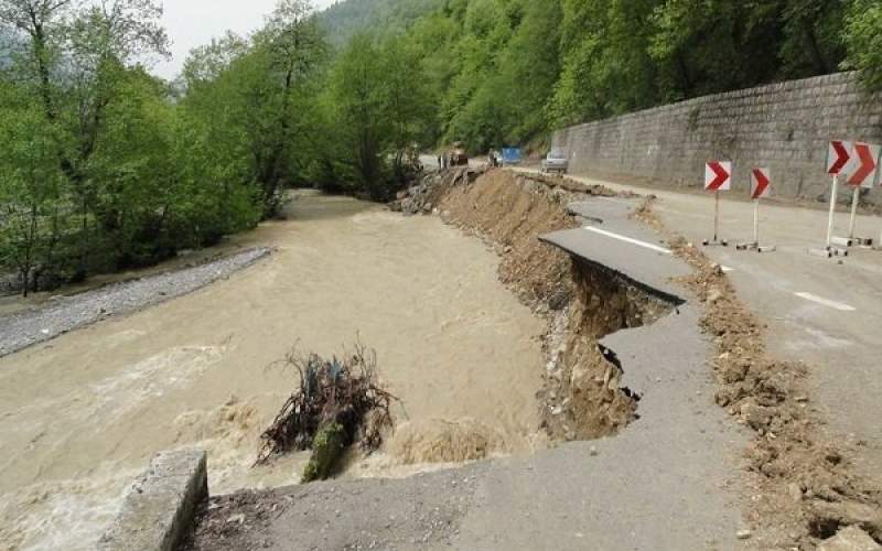 خسارت بارندگی به بخش راه استان همدان