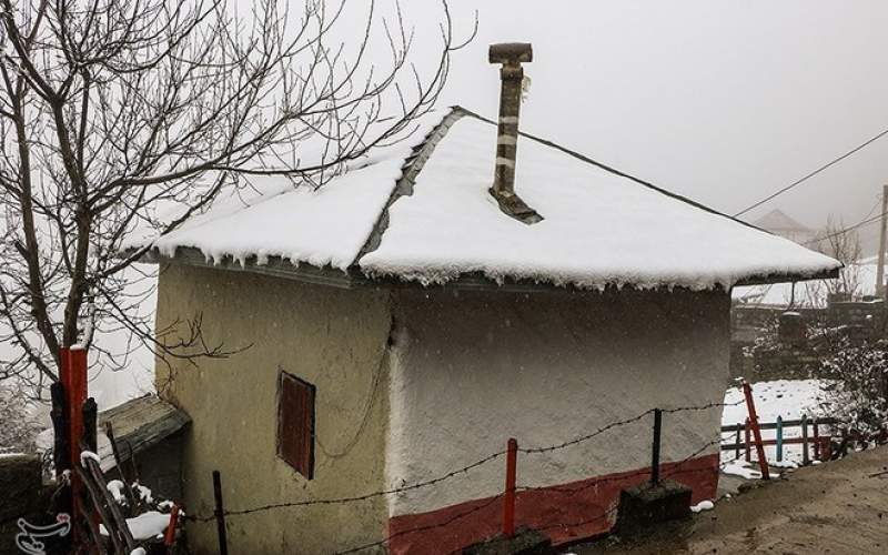 بارش برف بهاری در رامسر- مازندران/تصاویر