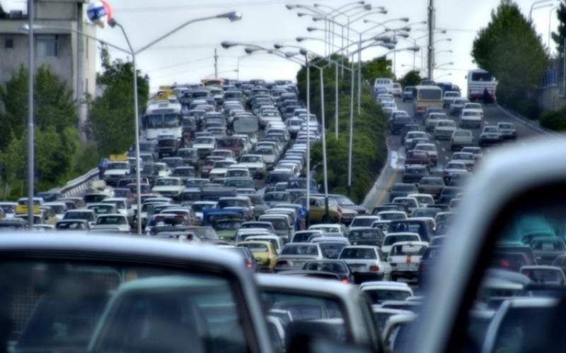 ترافیک سنگین در ۱۰ بزرگراه پایتخت