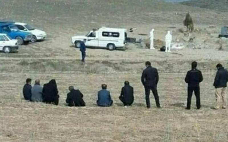 خاکسپاری قربانیان کرونا در ایران