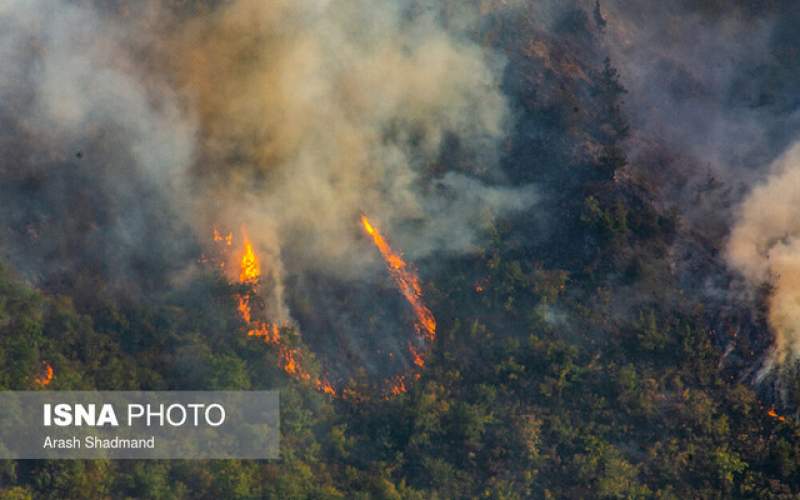 پتانسیل بالای آتش‌سوزی در جنگل‌های کشور