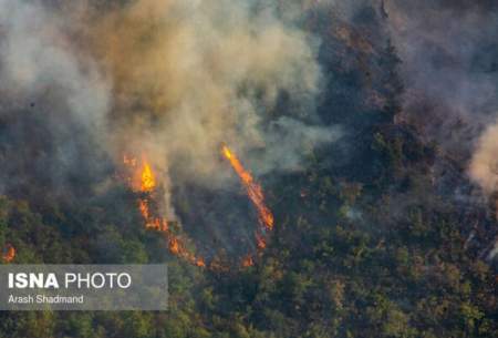 پتانسیل بالای آتش‌سوزی در جنگل‌های کشور