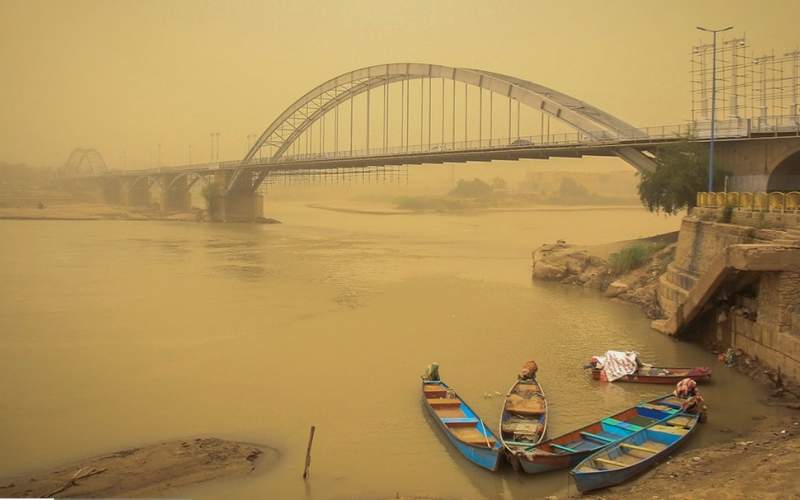 گرد و غبار عراقی در اهواز/تصاویر