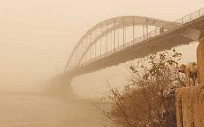 گرد و غبار عراق در حال ورود به خوزستان