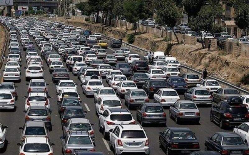ترافیک نیمه سنگین در ورودی پایتخت