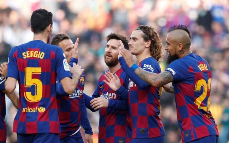 ۵ بازیکن بارسلونا به کرونا مبتلا شده بودند